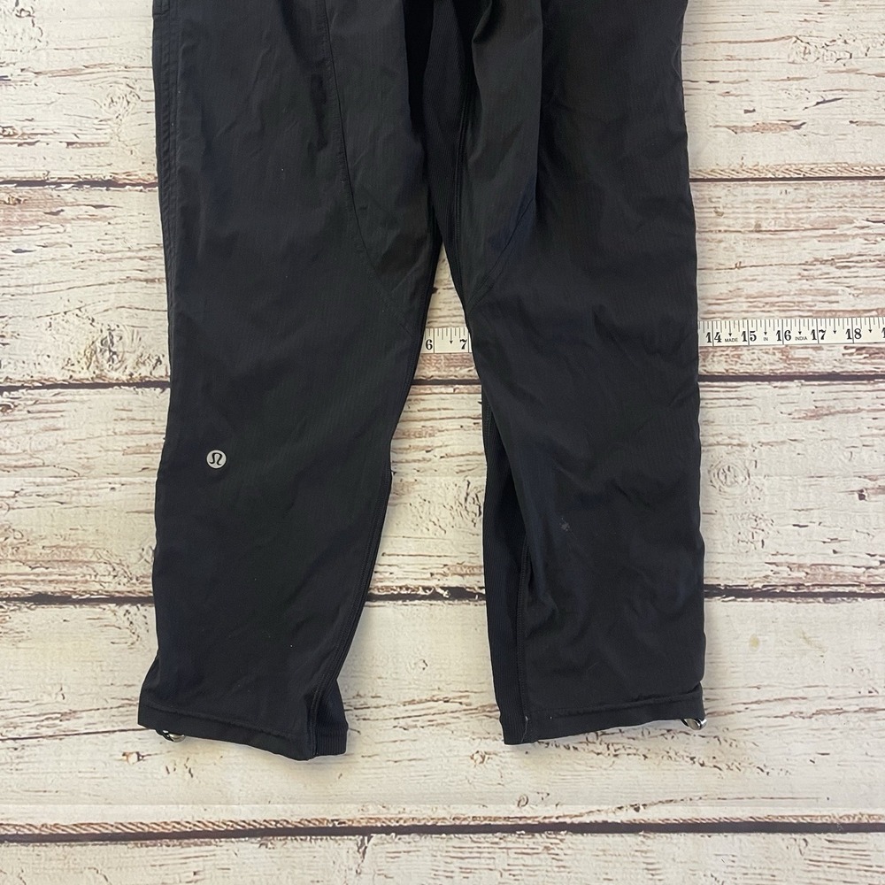 Lululemon Street To Studio Pant II Size 4‎ Inseam 23"Black Pockets Women's - Picture 8 of 10